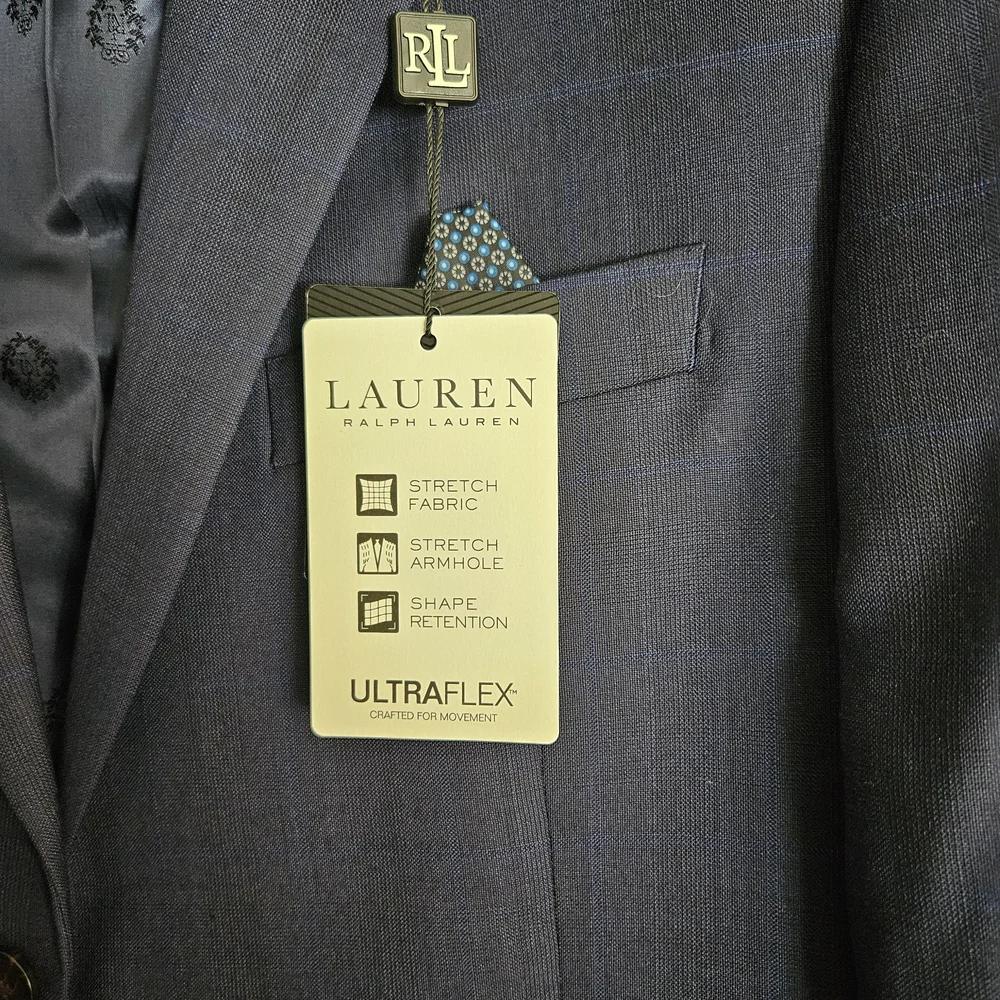 SALE NWT Ralph Lauren Classic Navy Suit Jacket - 40R